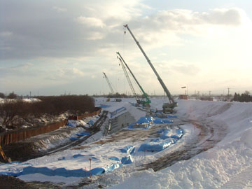 漁川河道掘削工事着工前写真